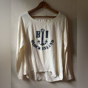 Block Island Graphic Long Sleeve Top